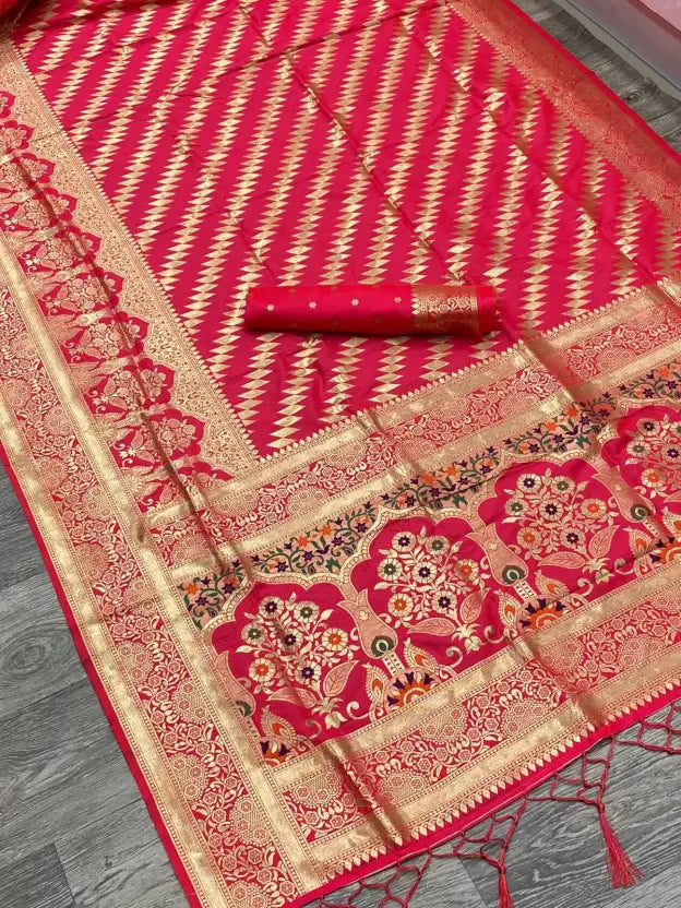 banarasi jacquard saree