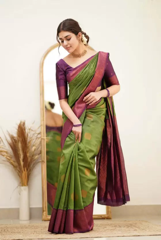 kanjivaram jacquard saree for wedding