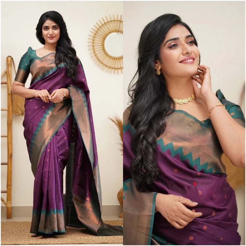 designer kanjivaram silk wedding saree