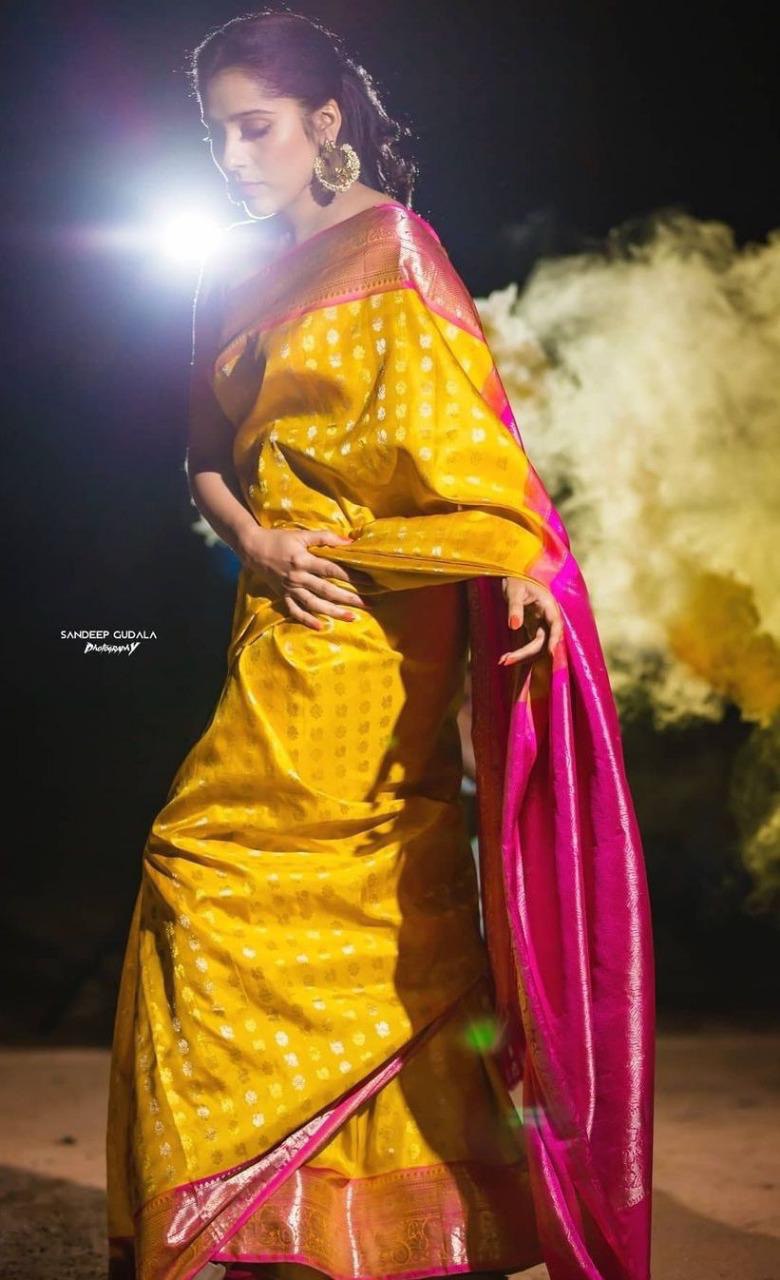 chesta pink silk saree
