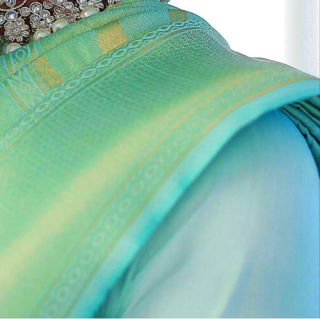jacquard silk saree for wedding