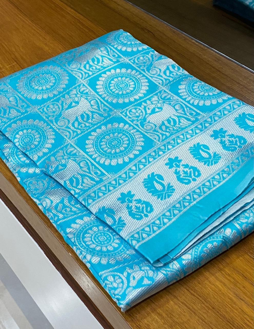 woven soft dharmavaram soft silk saree for wedding