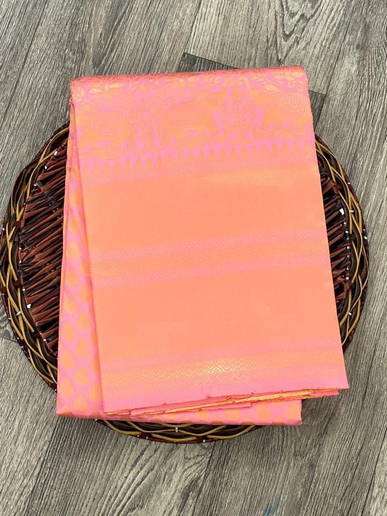 soft silk saree with zari work