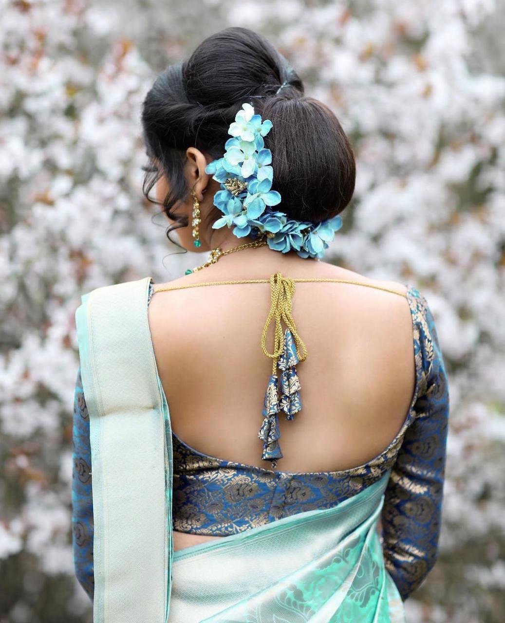silk saree with blouse