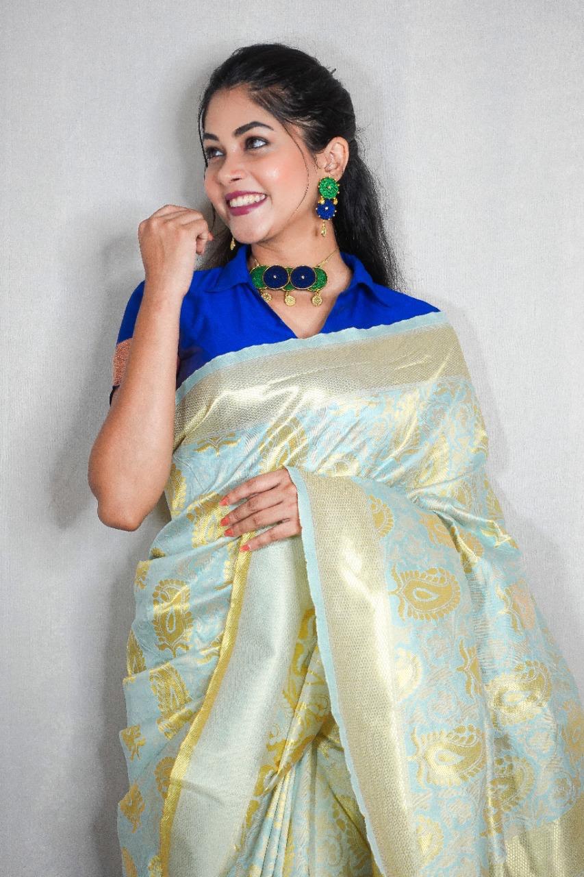 silk soft saree for womens