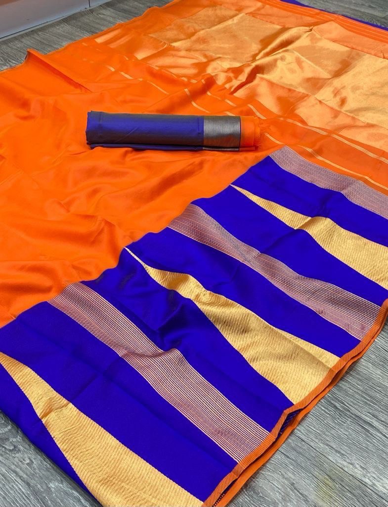 Everyday Luxury: Organic Banarasi Soft Silk Saree, Elevating Your Daily Look with Softness and Elegance