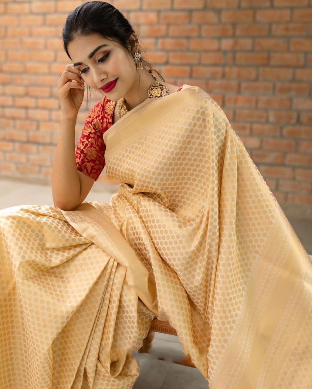 latest kanchipuram wedding saree