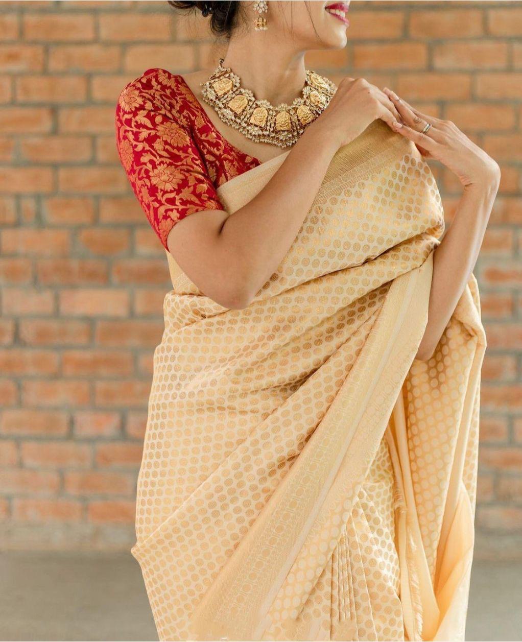 kanchipuram cotton saree for women