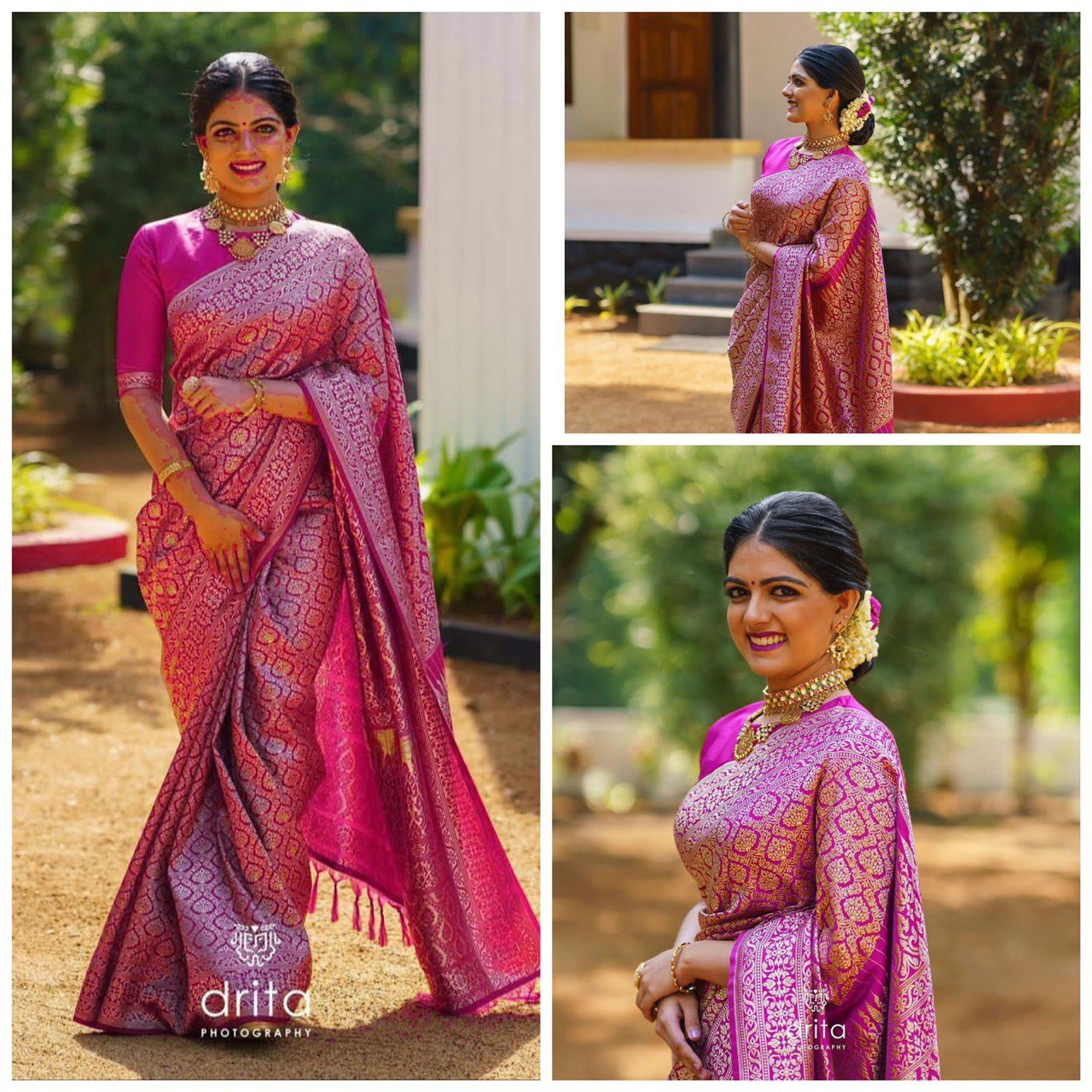Sophisticated Simplicity: Pink Lichi Soft Silk Banarasi Jacquard Saree, Elevating Your Ethnic Look