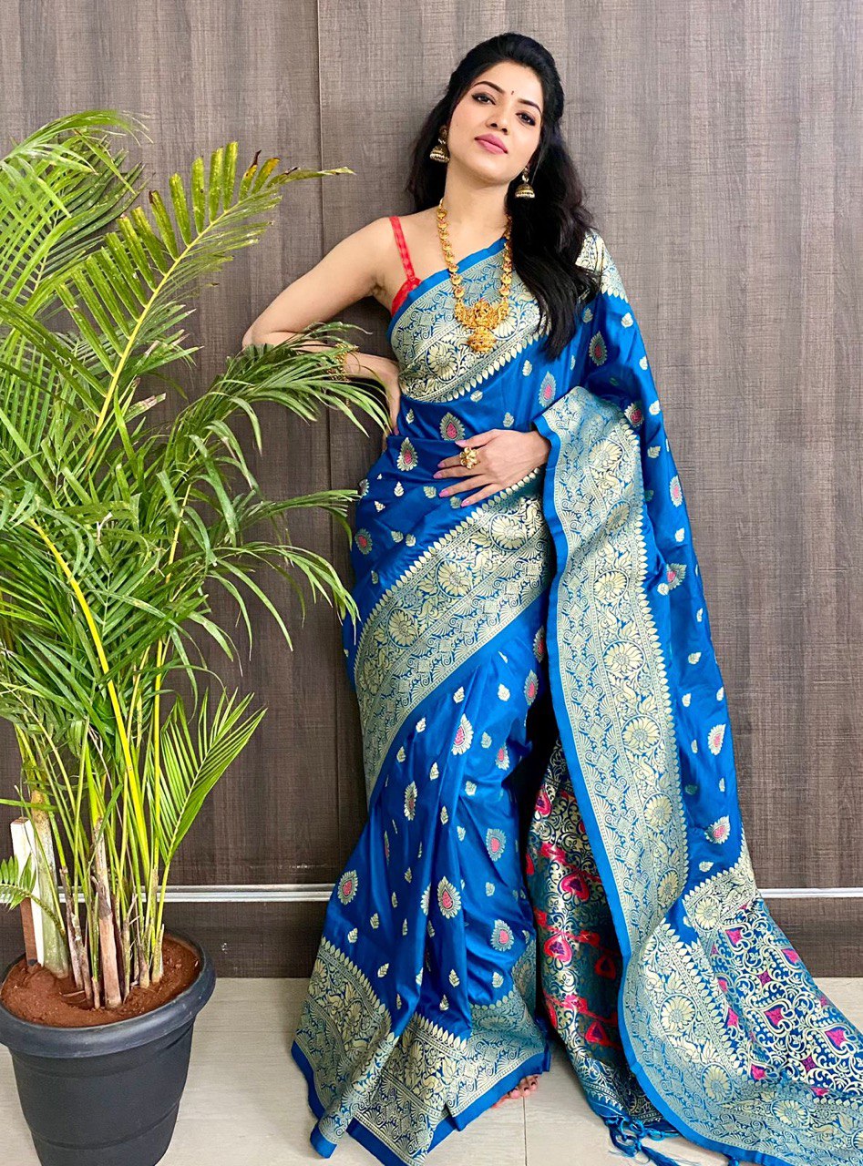 soft silk jacquard saree for wedding