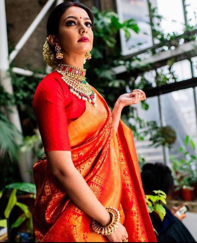soft silk saree for traditional wear