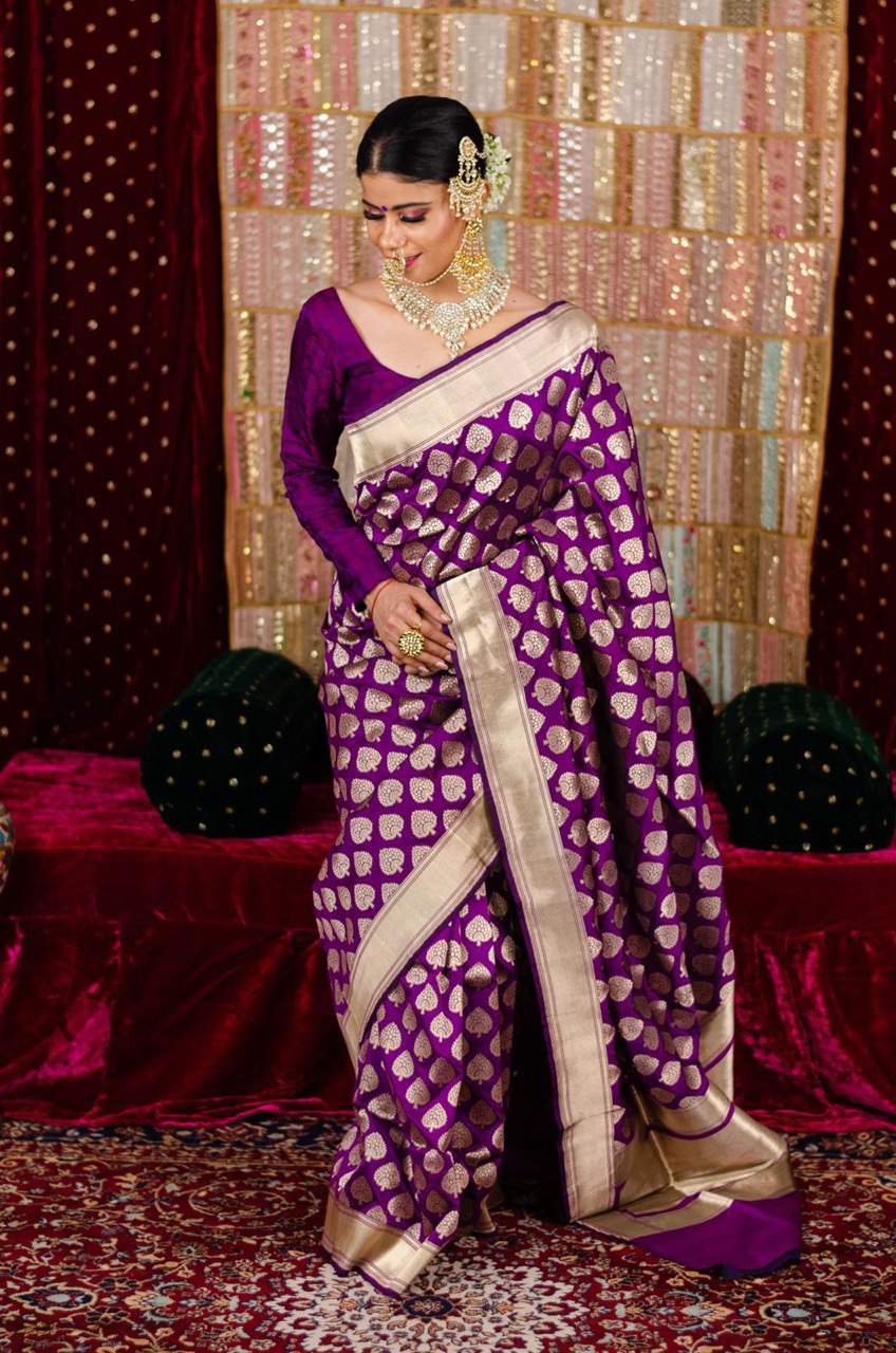 zari woven soft silk saree