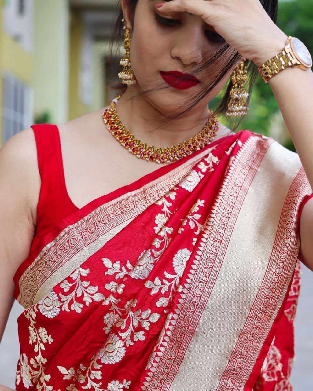 kanivaram soft silk saree for women
