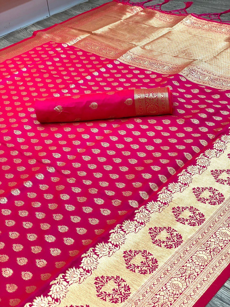 pink wedding saree for wedding
