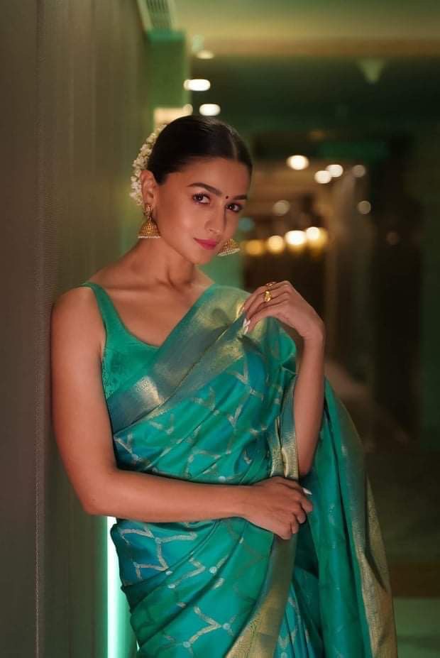 bollywood soft silk saree for wedding