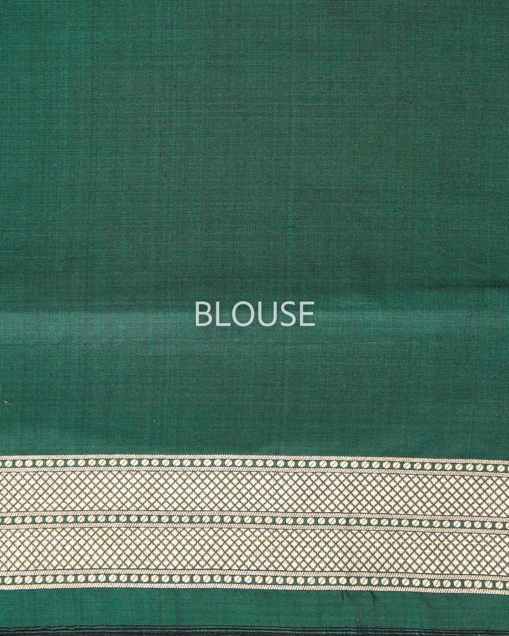 green soft silk banarasi saree