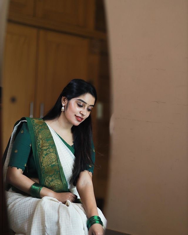 soft silk south indian saree