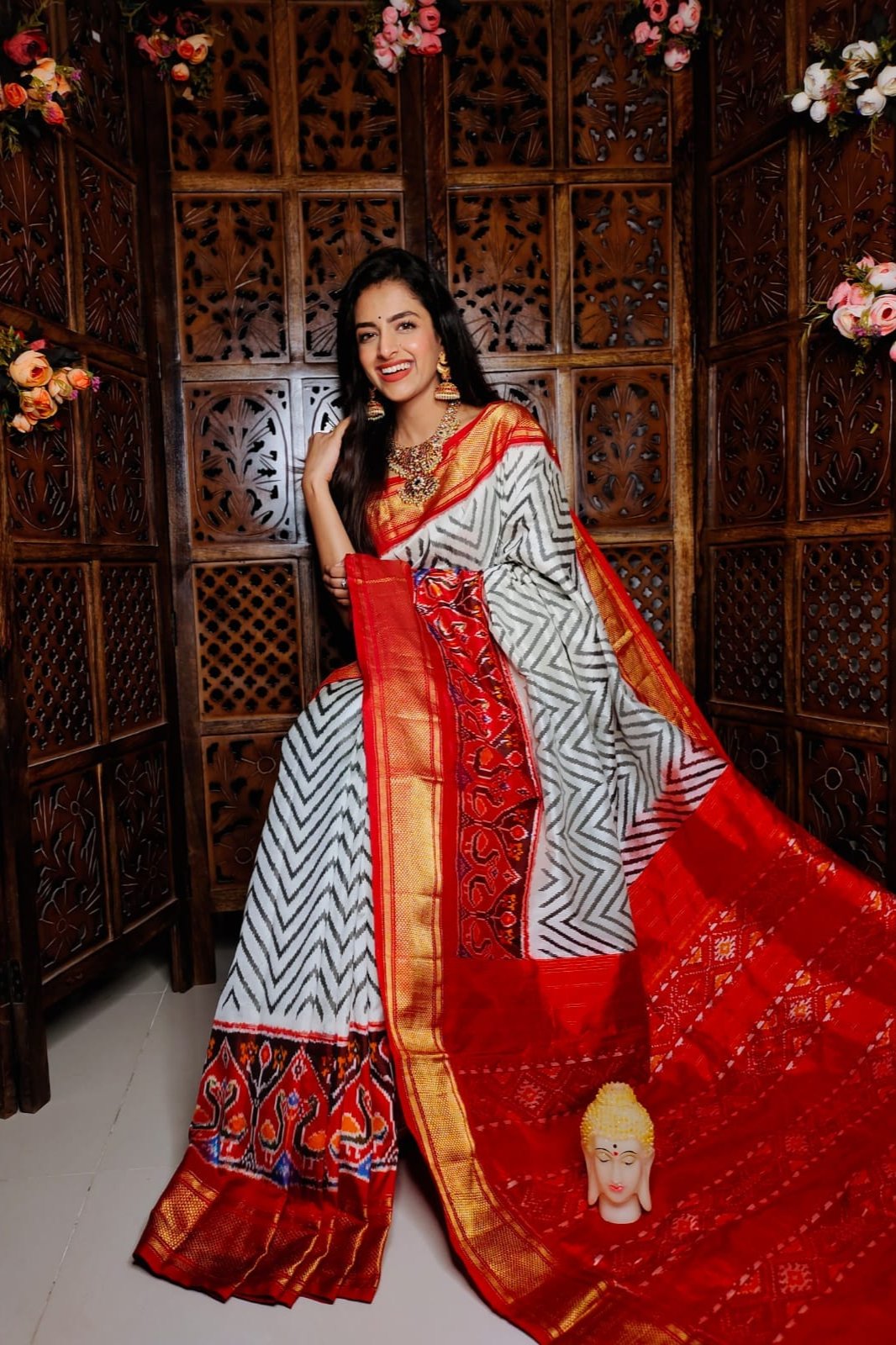 Handloom Soft Silk Printed Saree