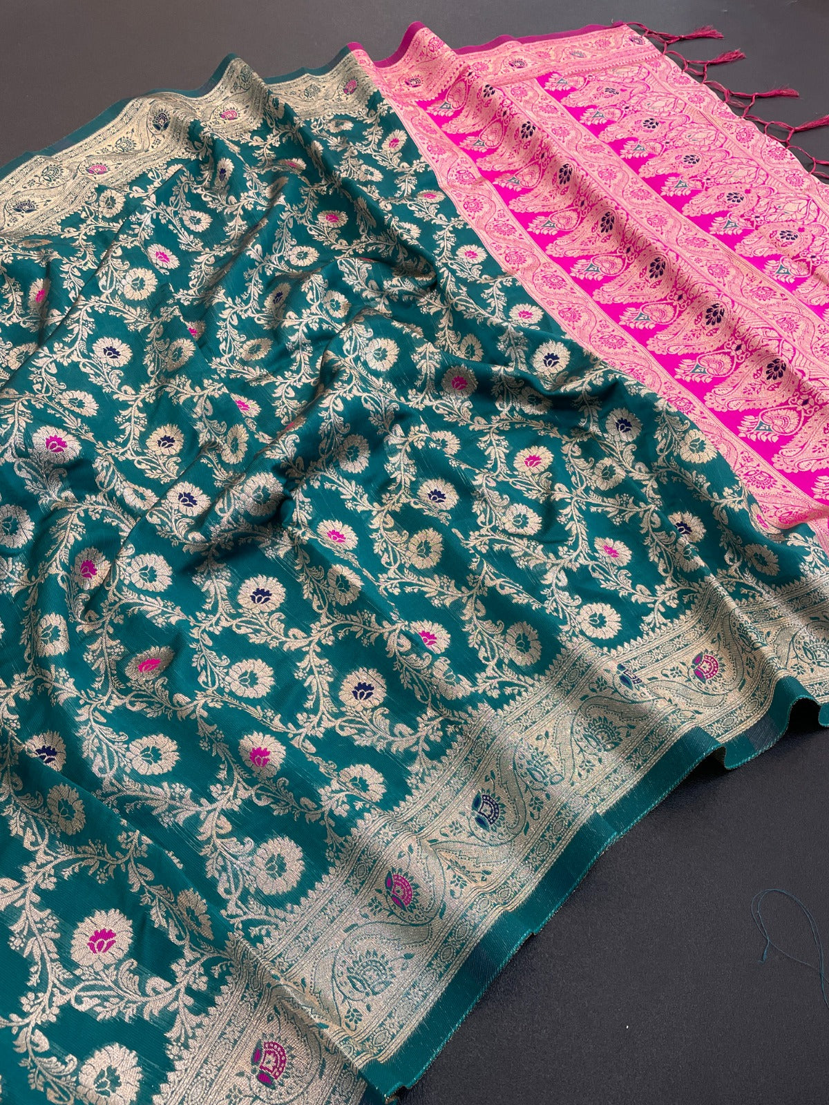 Stunning Banarasi Soft Silk Saree for Traditional Occasions
