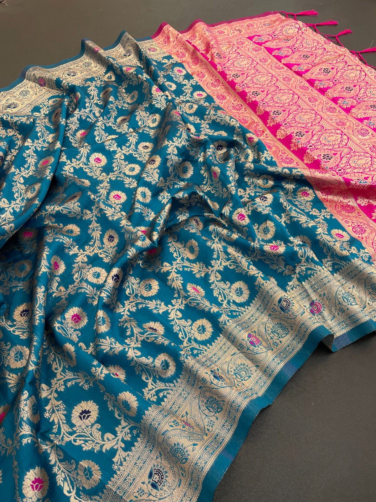 Classic Banarasi Saree with Soft Texture & Glossy Look