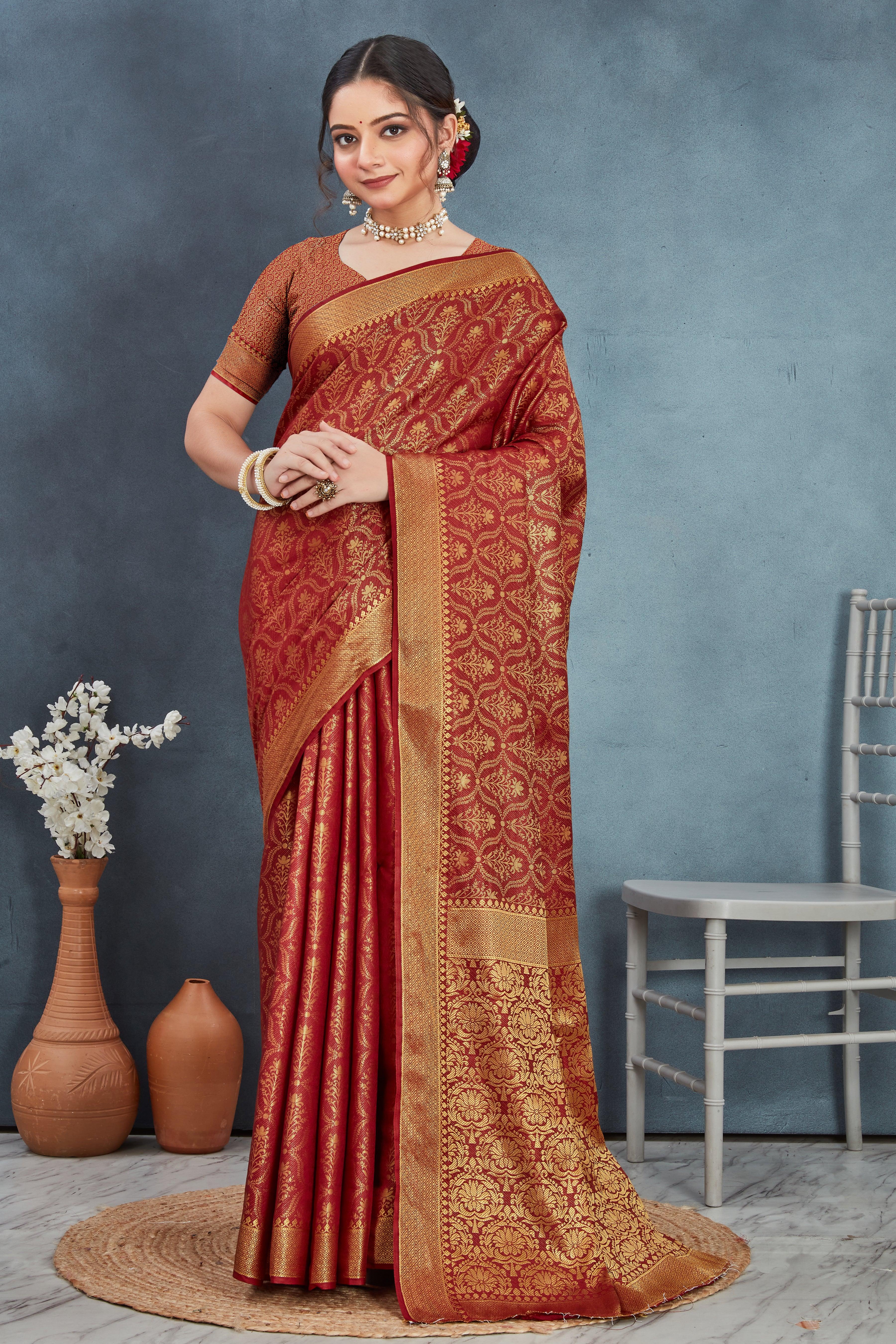 Premium Unveil Tradition: Exclusive Pure Brocade Mysore Silk Sarees for Weddings & Festive Wear