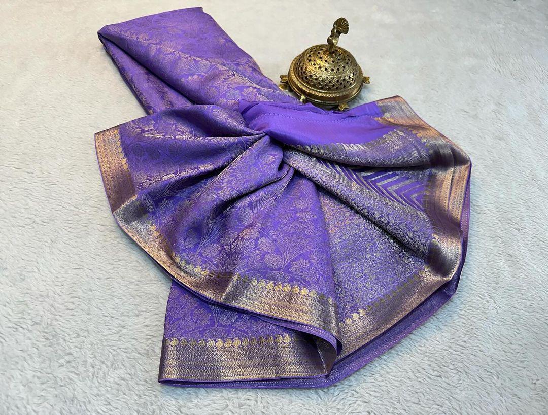 Drape Yourself in Heritage: Pure Brocade Silk Sarees