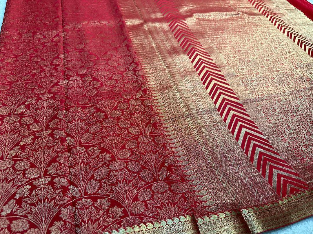 Drape Yourself in Heritage: Pure Brocade Silk Sarees