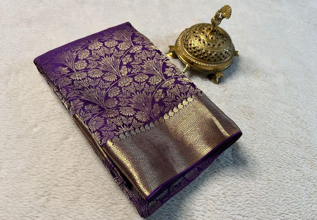 Drape Yourself in Heritage: Pure Brocade Silk Sarees