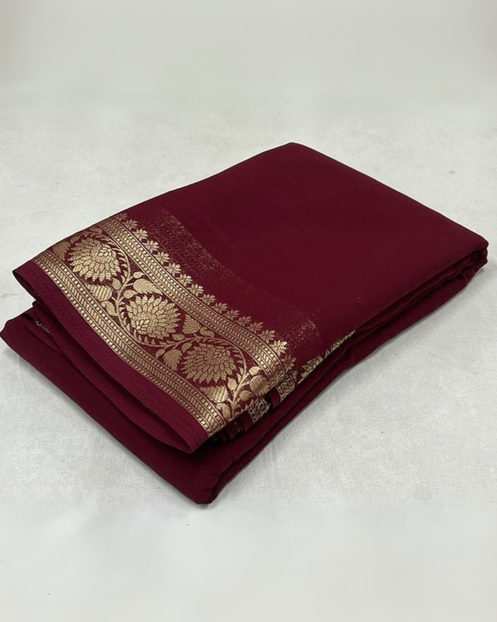 Pure Viscose silk 5/5 Border Sarees