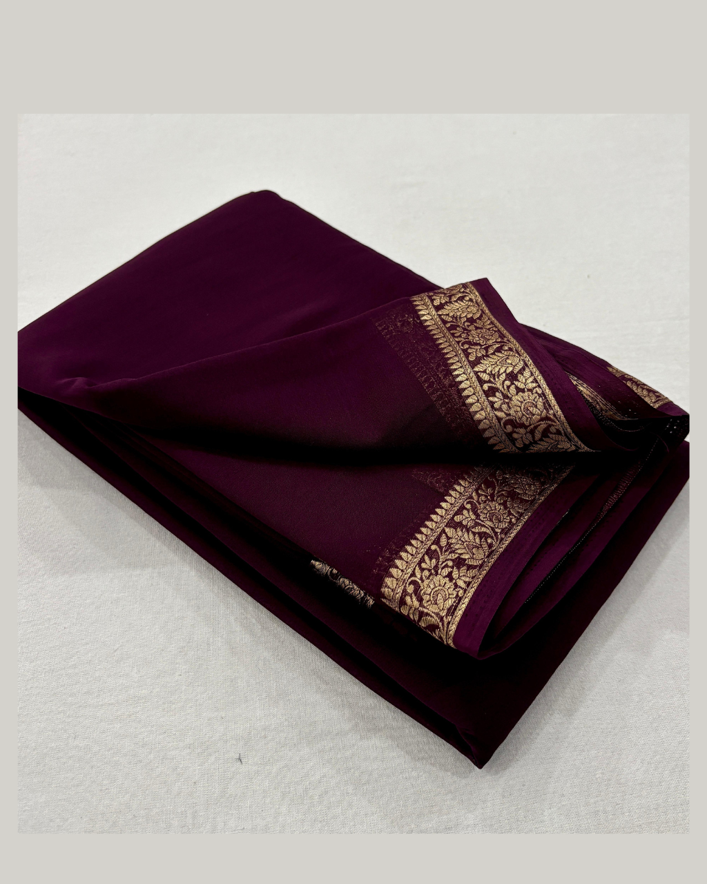 Wine colour Semi Silk Saree With Contrast Blouse