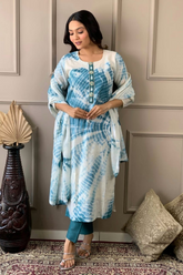 Jaipur block print salwar suits with dupatta