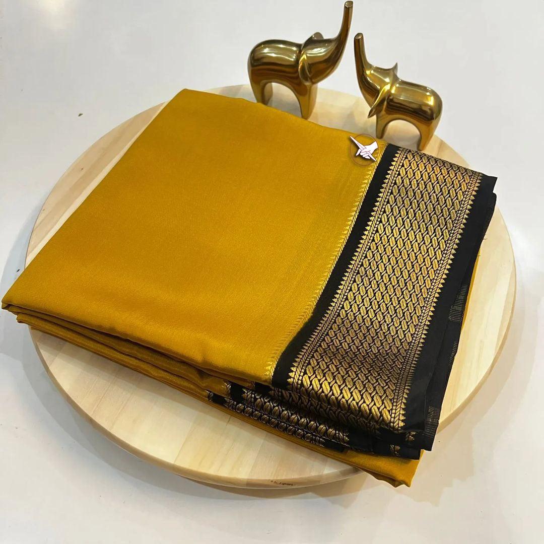 Royal Threads: Classic Mysore Silk Sarees in Vibrant Hues