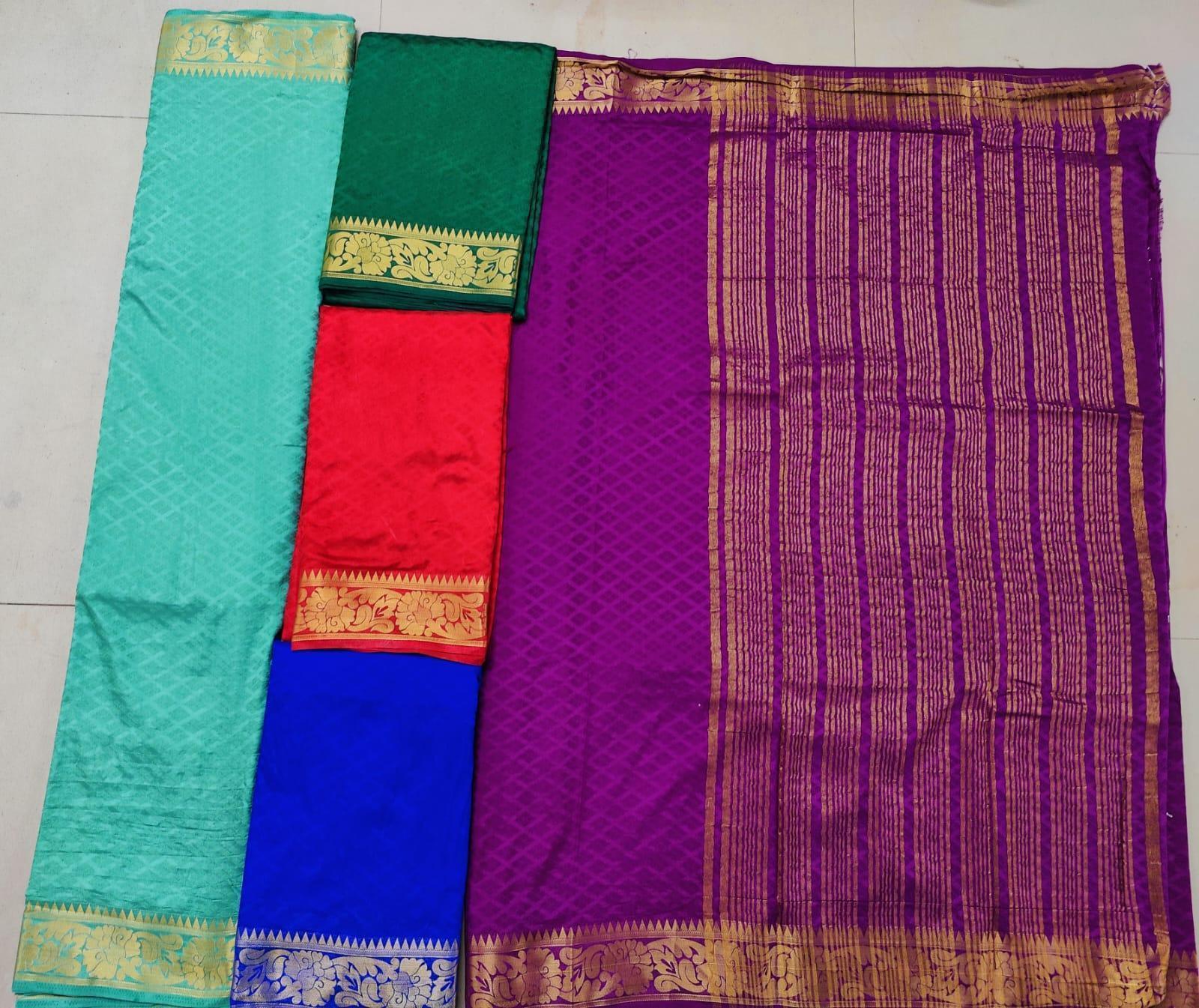 Mysore Magic: Crepe Silk with Lined Pallu