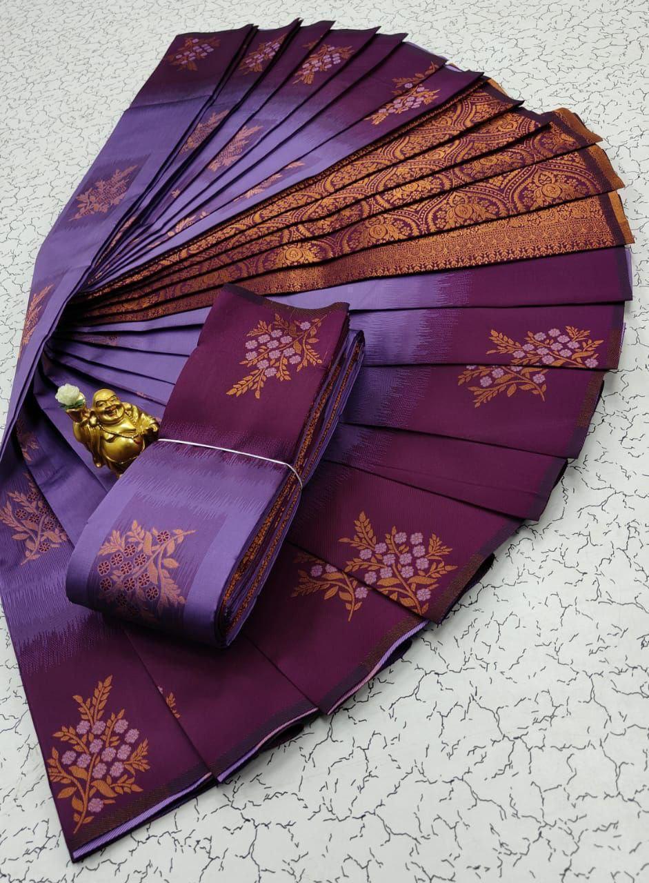 Exclusive Kubera Fine Quality Soft Silk Material from Salem Elampilai