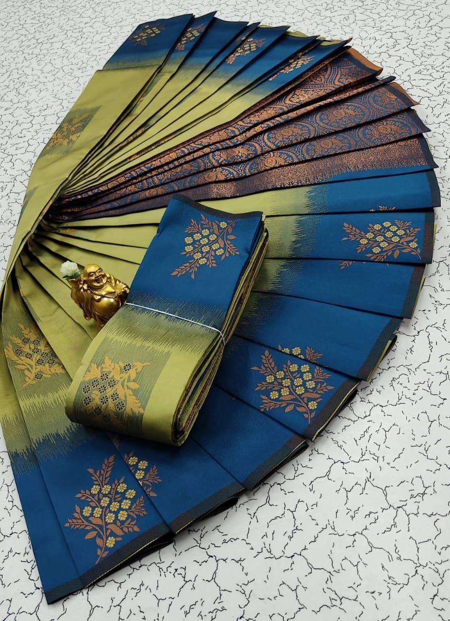 Exclusive Kubera Fine Quality Soft Silk Material from Salem Elampilai