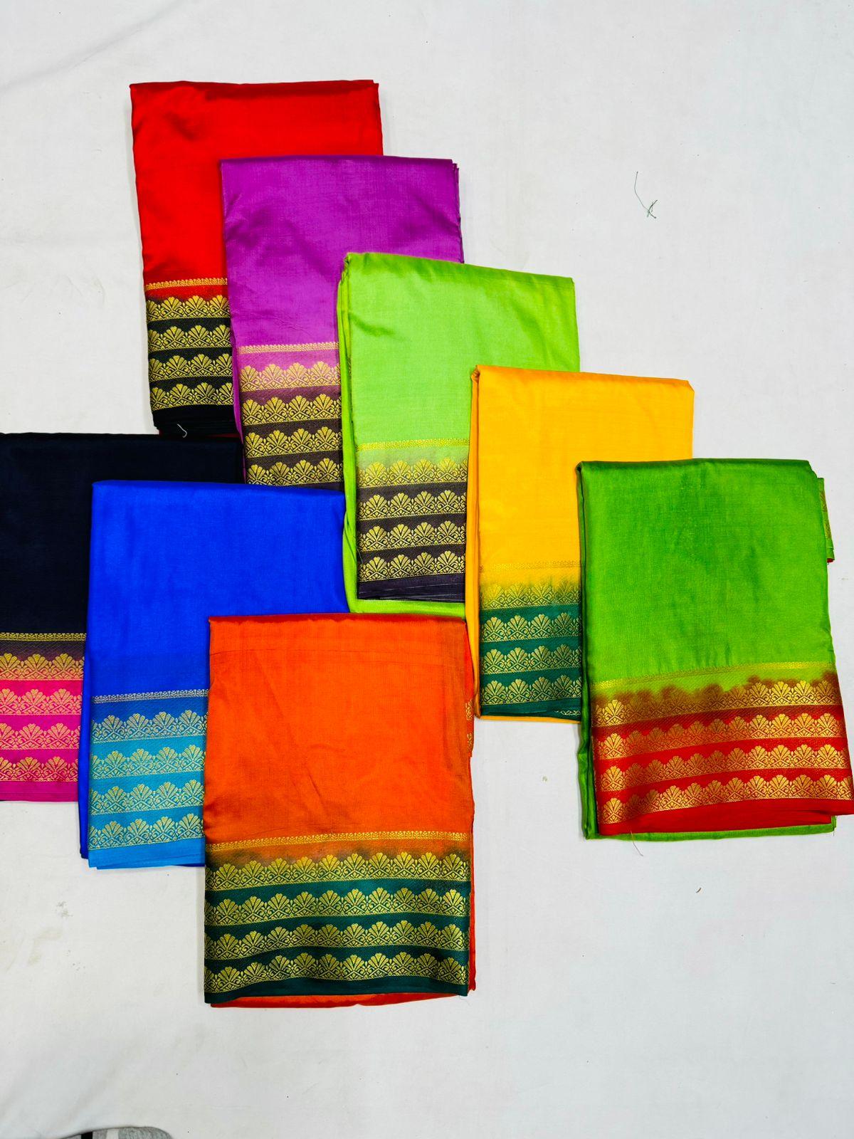 Soft Silk Mysore Crepe Sarees – Elegant Indian Ethnic Wear