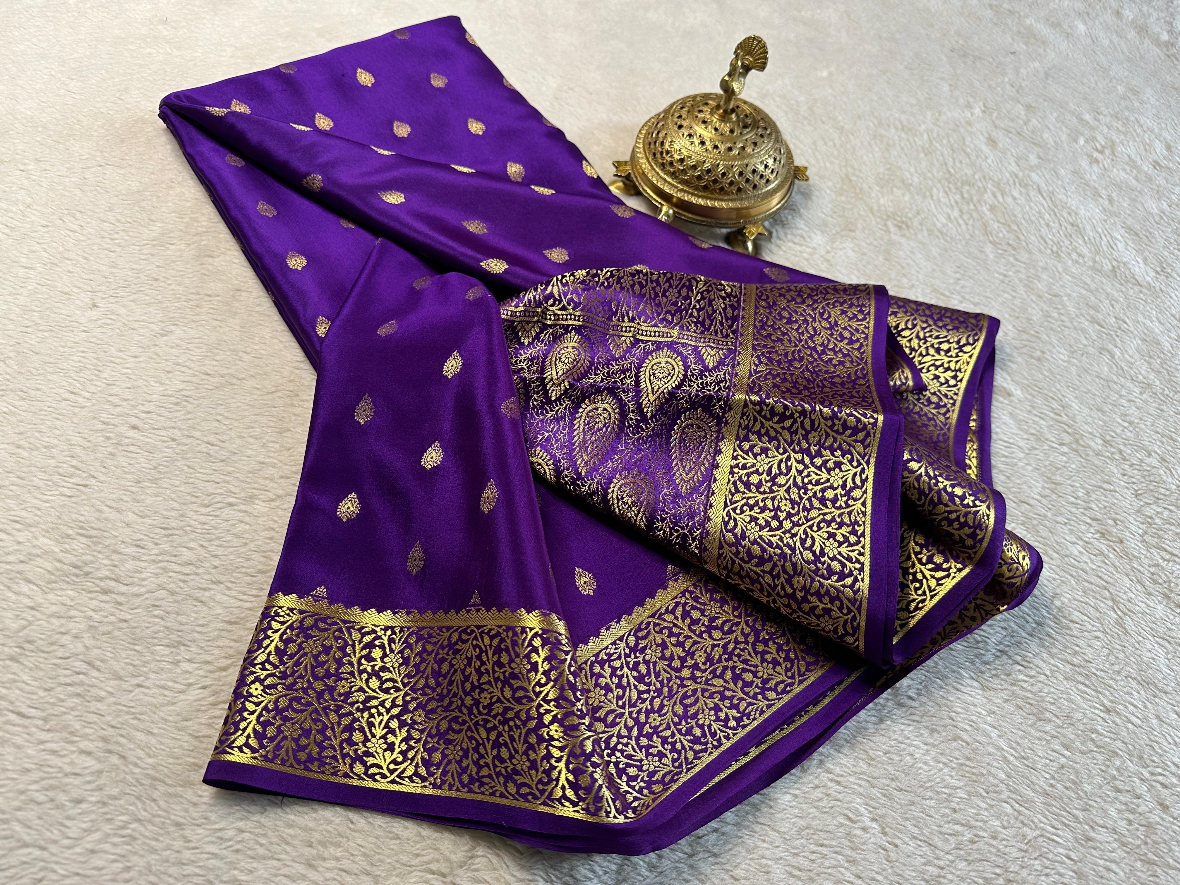 Exclusive Collection: Pure Brocade Mysore Silk Sarees