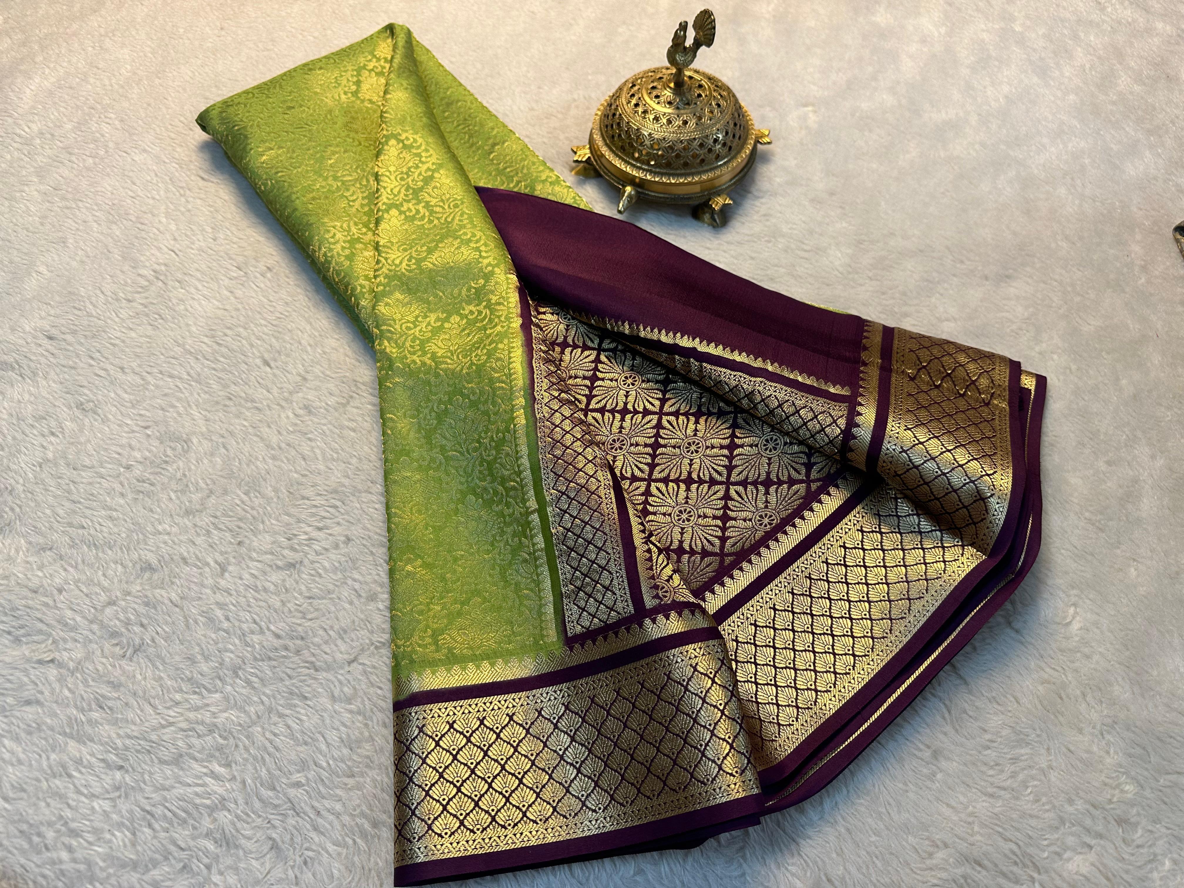 Your Silk Journey Starts Here: Pure Brocade Sarees