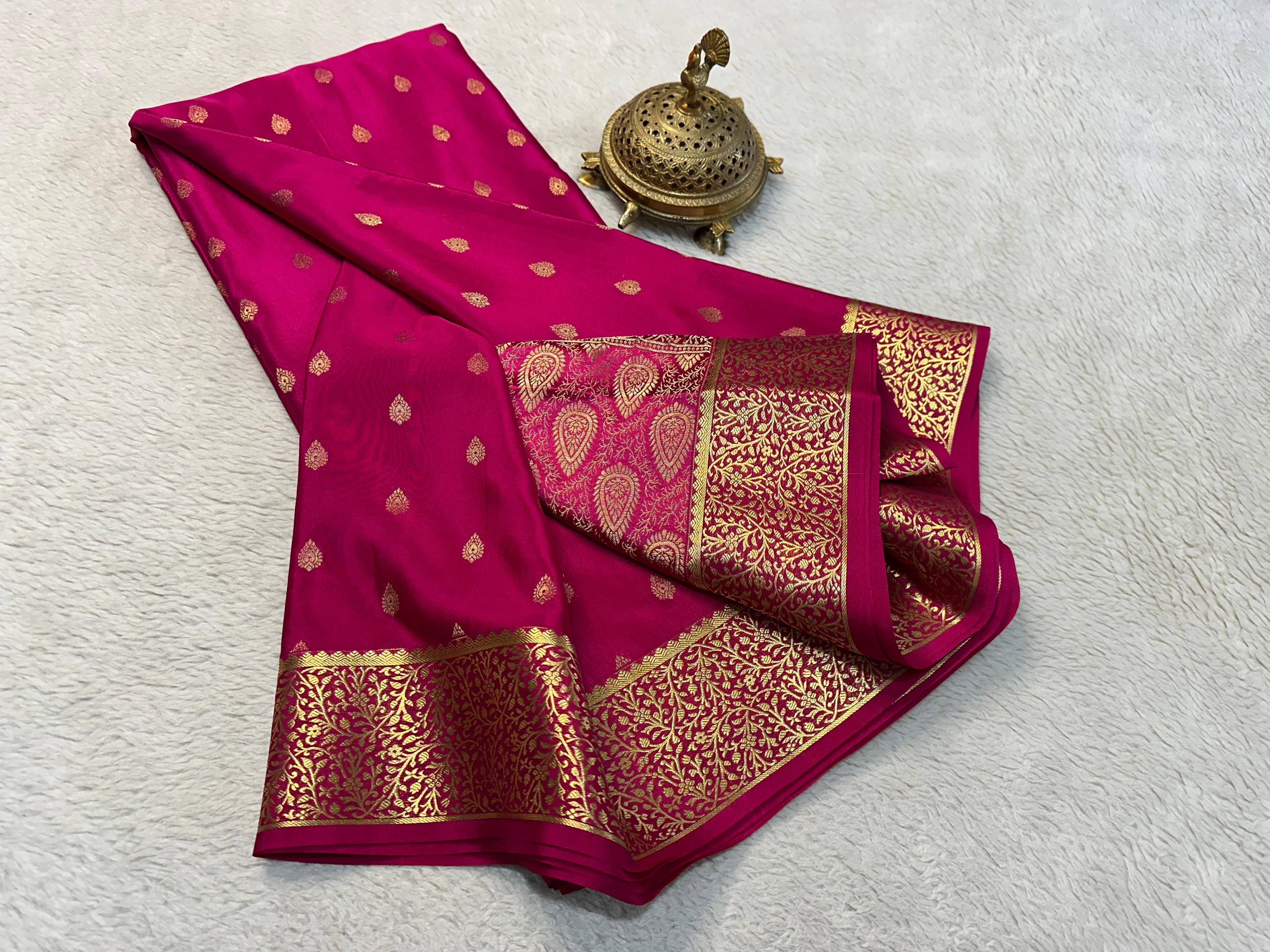 Very Exclusive Mysore Crepe Silk Saree