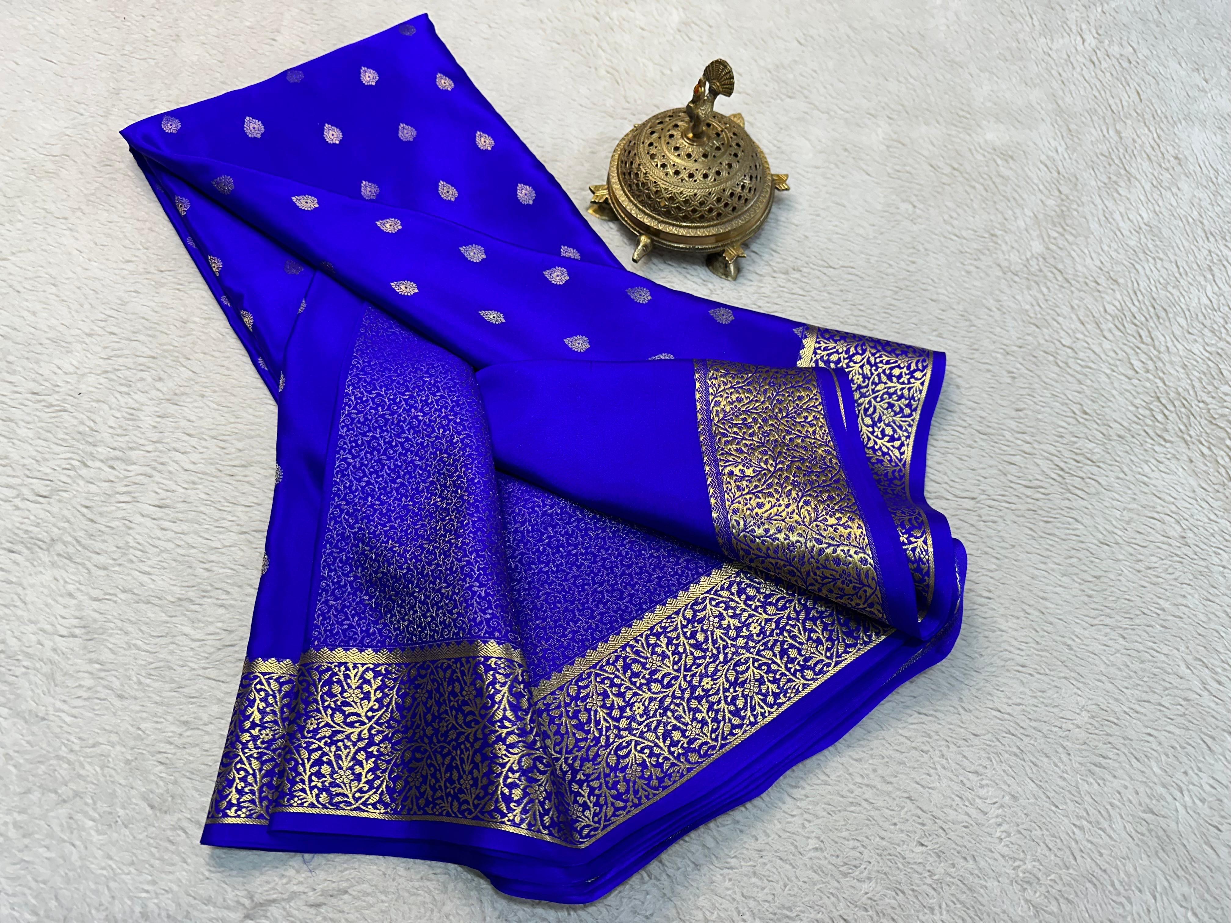 Very Exclusive Mysore Crepe Silk Saree