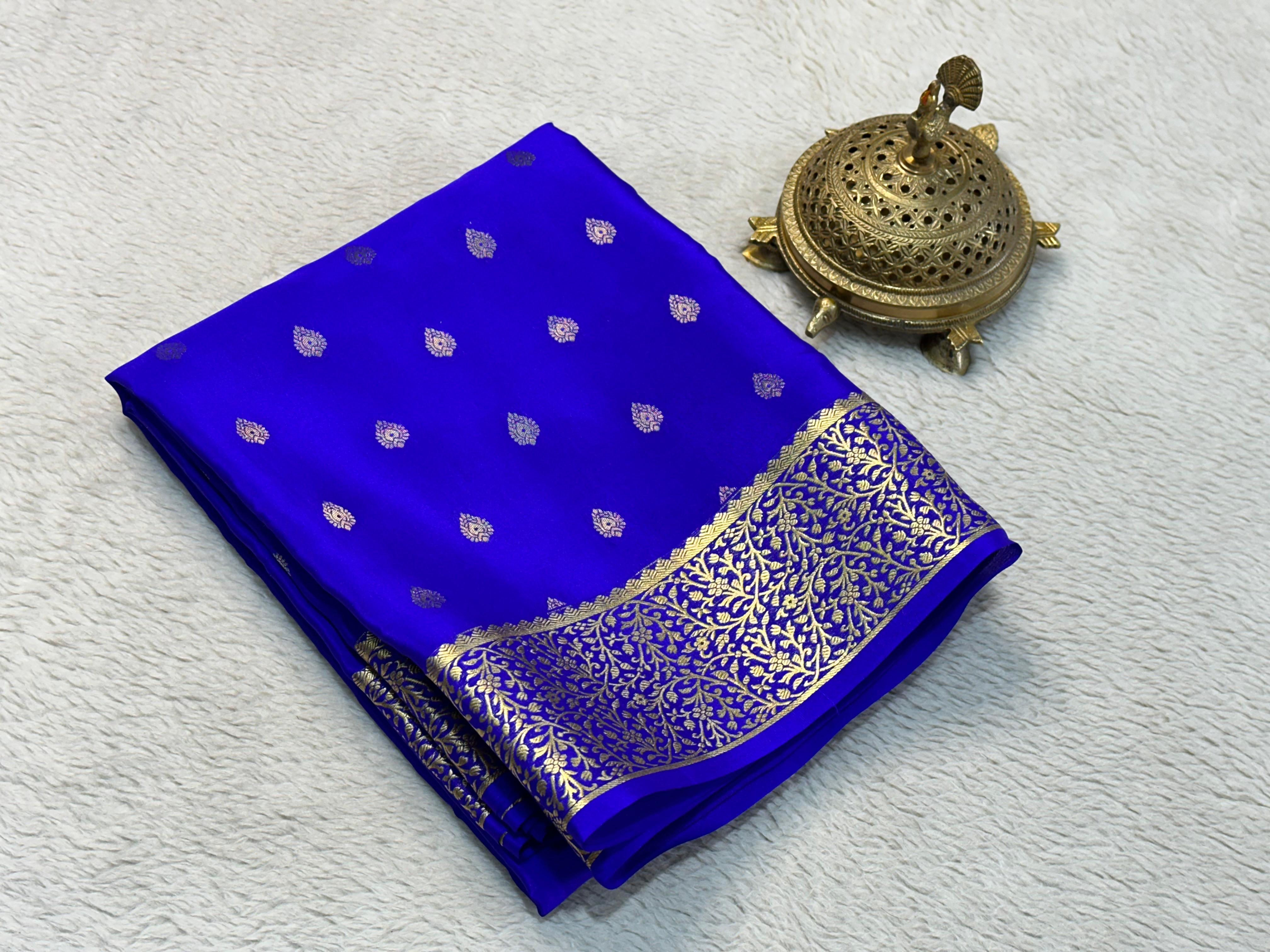 Very Exclusive Mysore Crepe Silk Saree