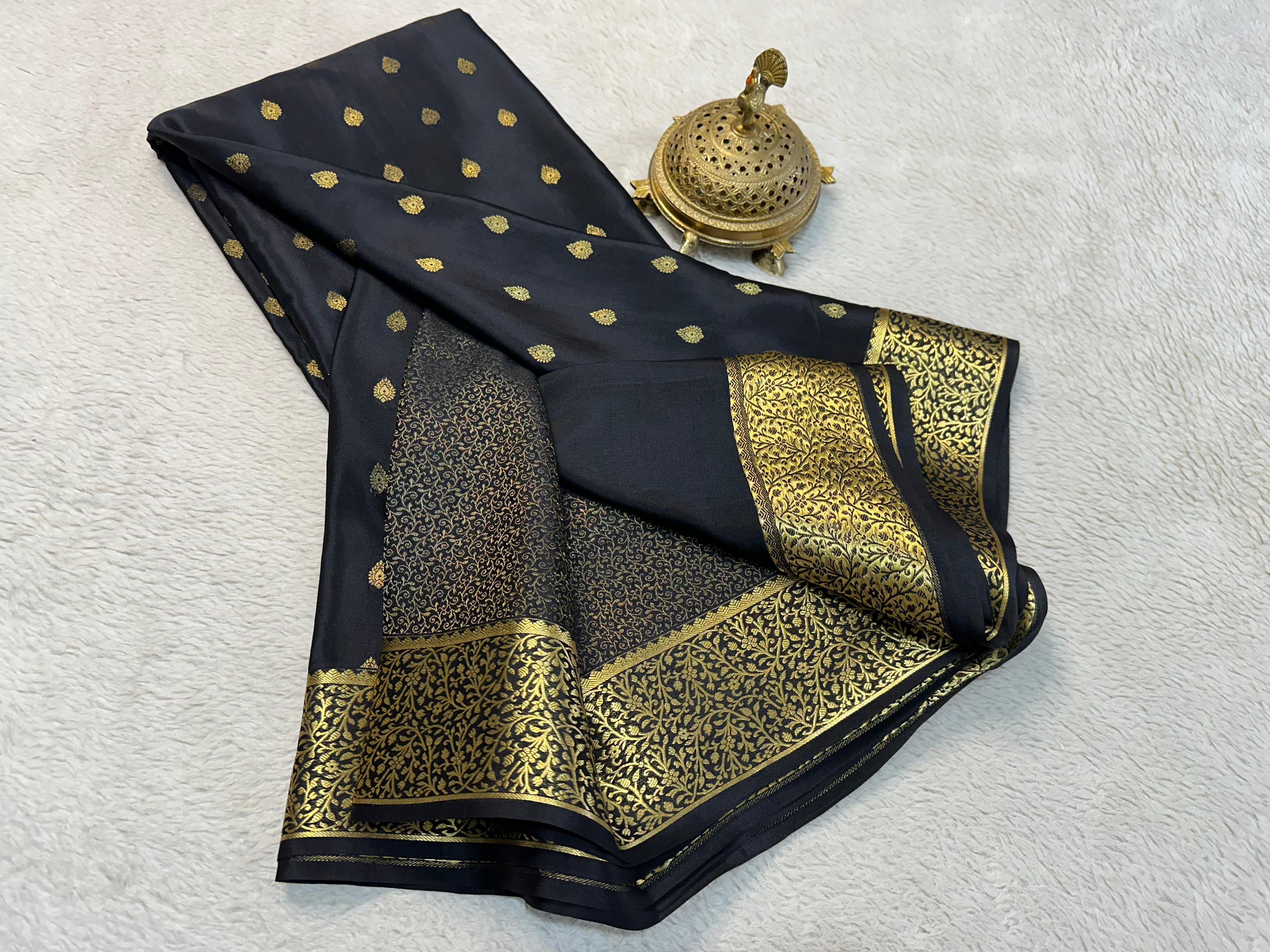 Very Exclusive Mysore Crepe Silk Saree