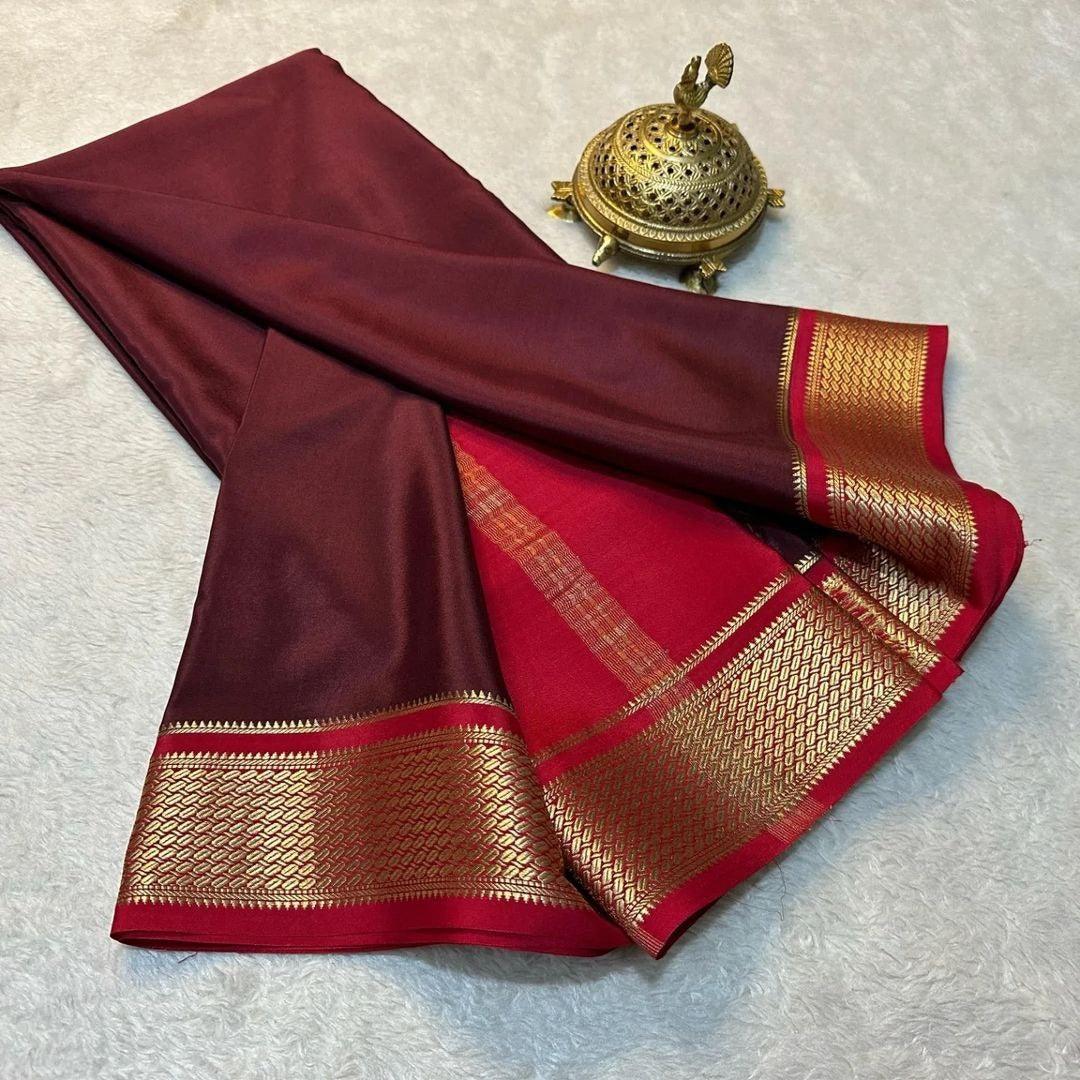 Premium The Maharani Edit: Pure Mysore Silk Perfection for Weddings & Festive Wear