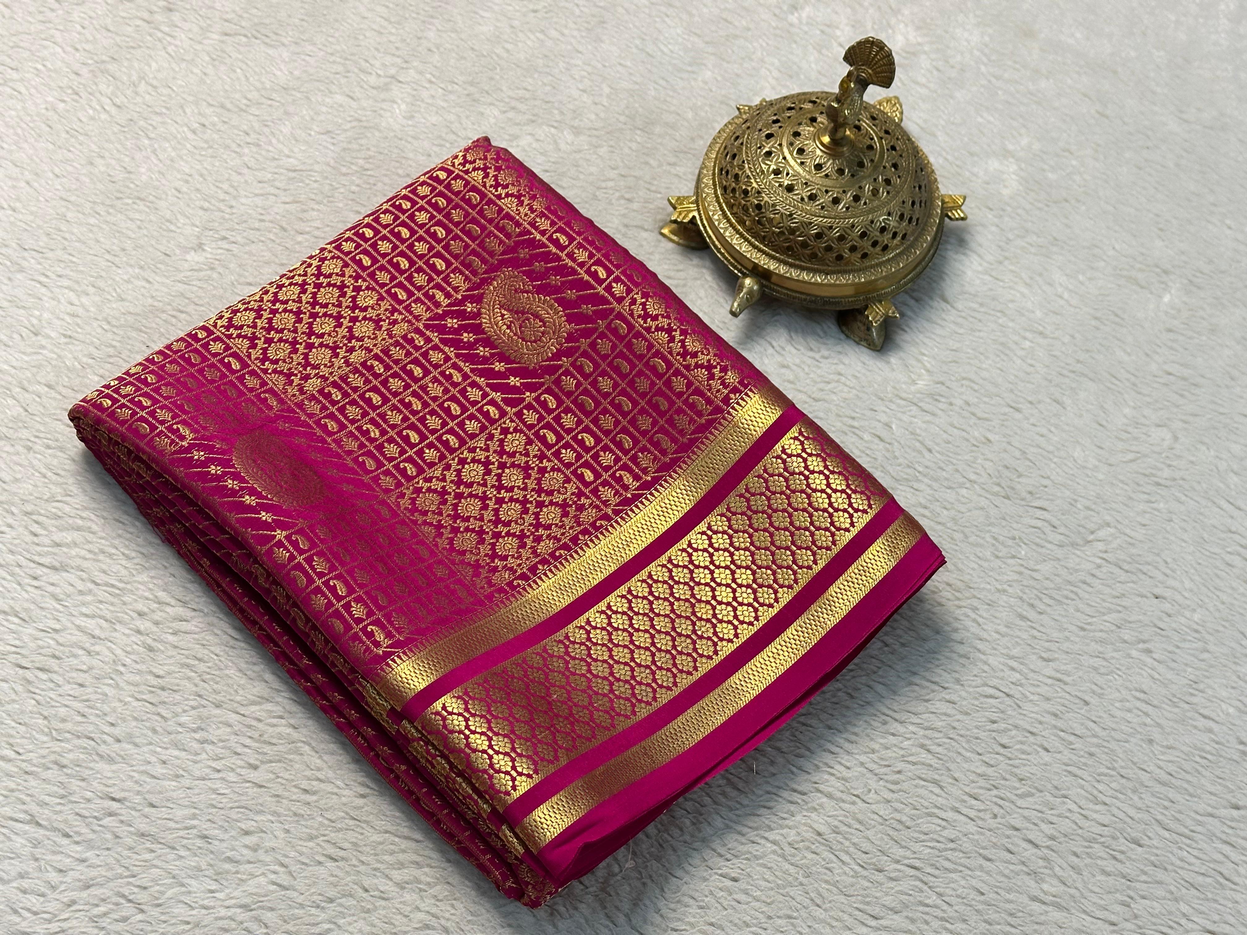Mysore Majesty: Exclusive Bridal Brocade Silk Sarees Collection