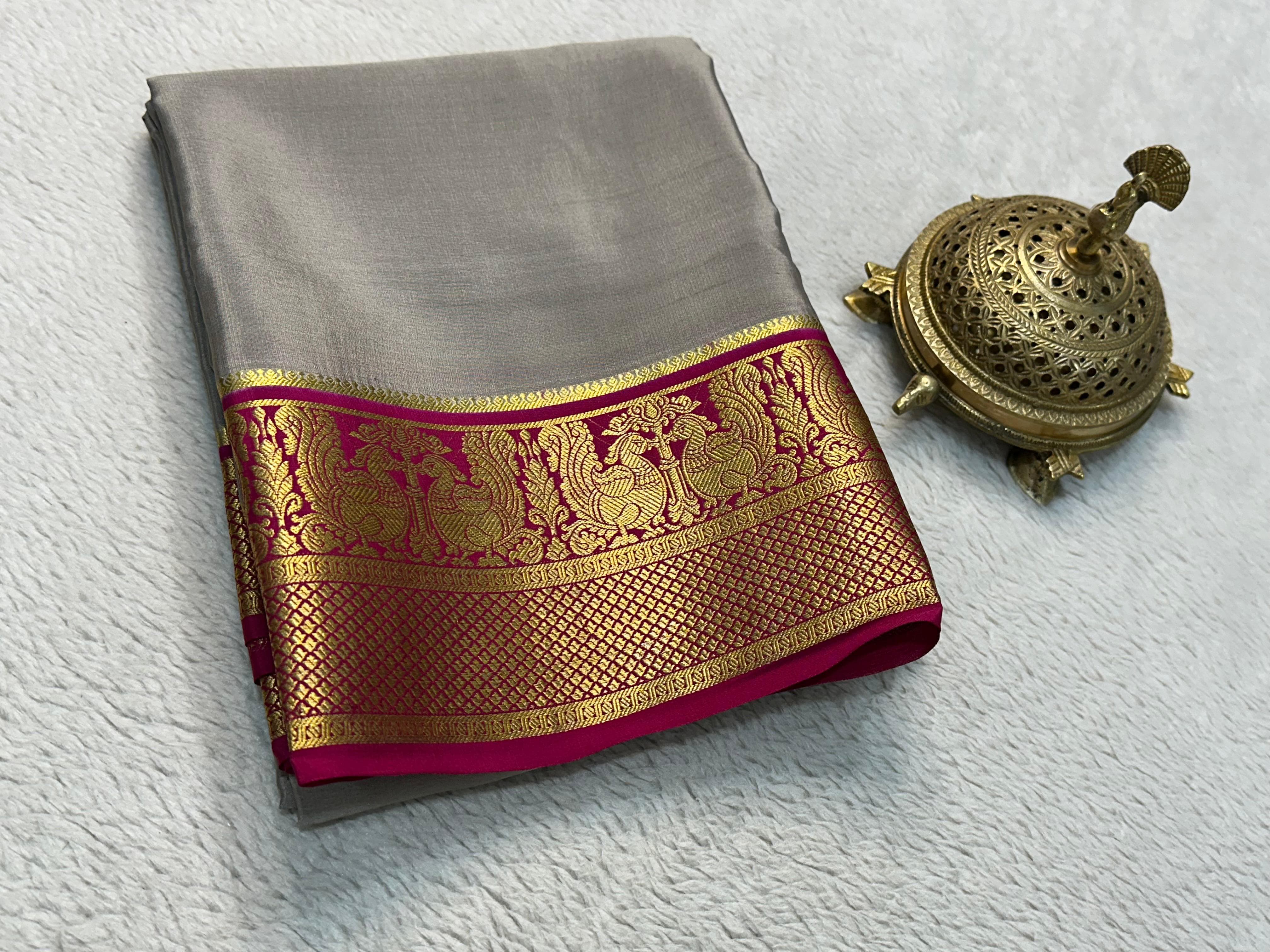 Grace the Occasion with Our Enchanting Rich Peacock Border Sarees