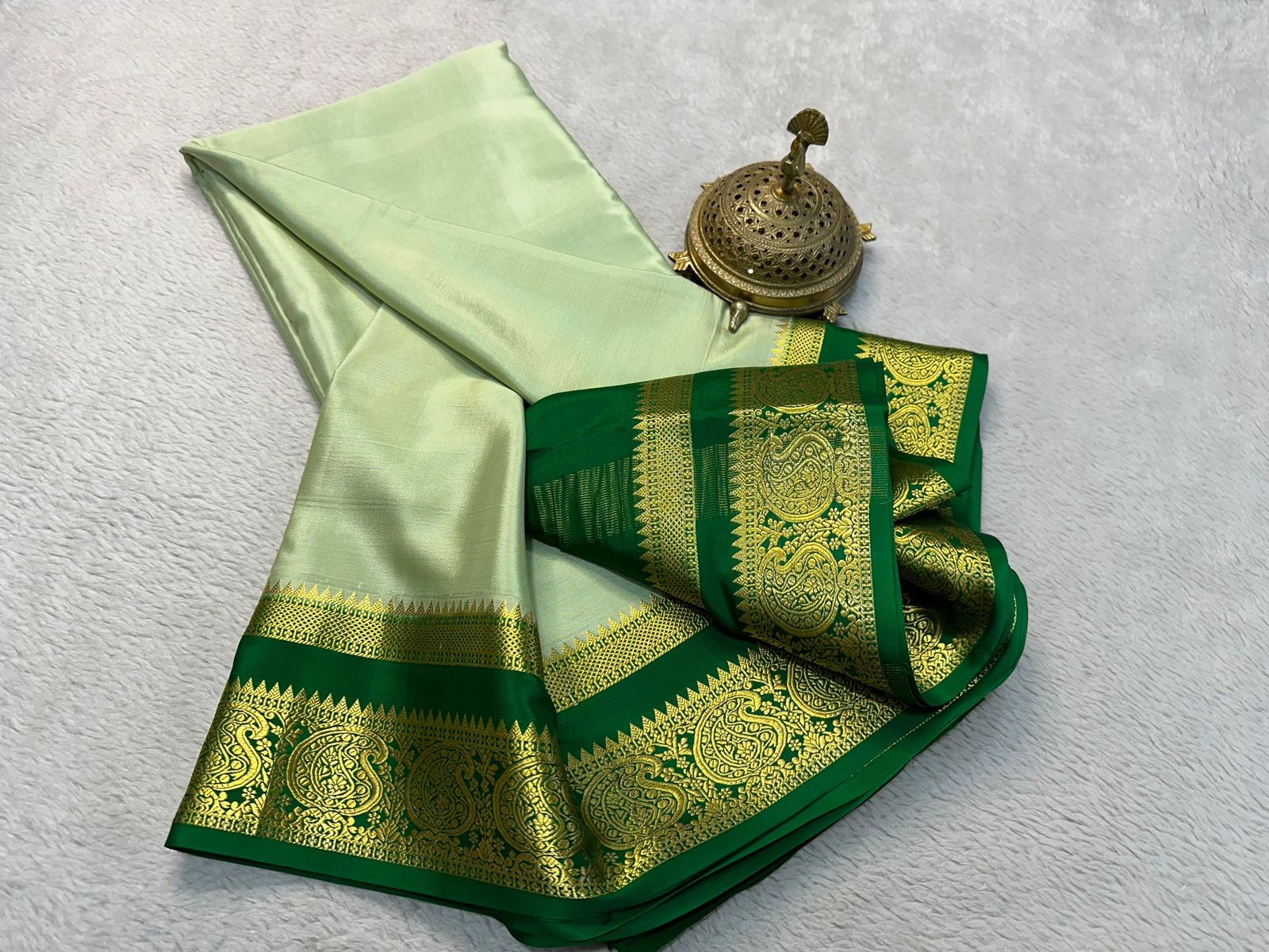 Silken Splendor: Majestic Mysore Silk Saree