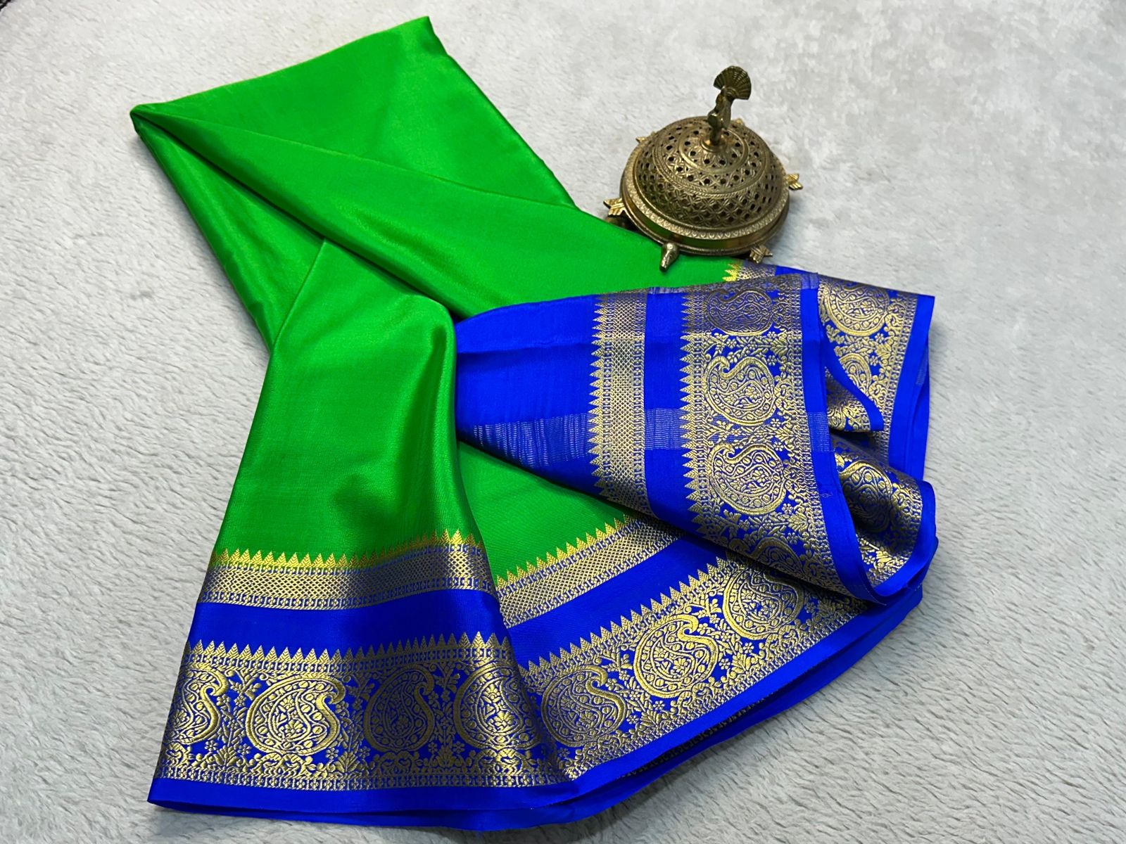 Silken Splendor: Majestic Mysore Silk Saree