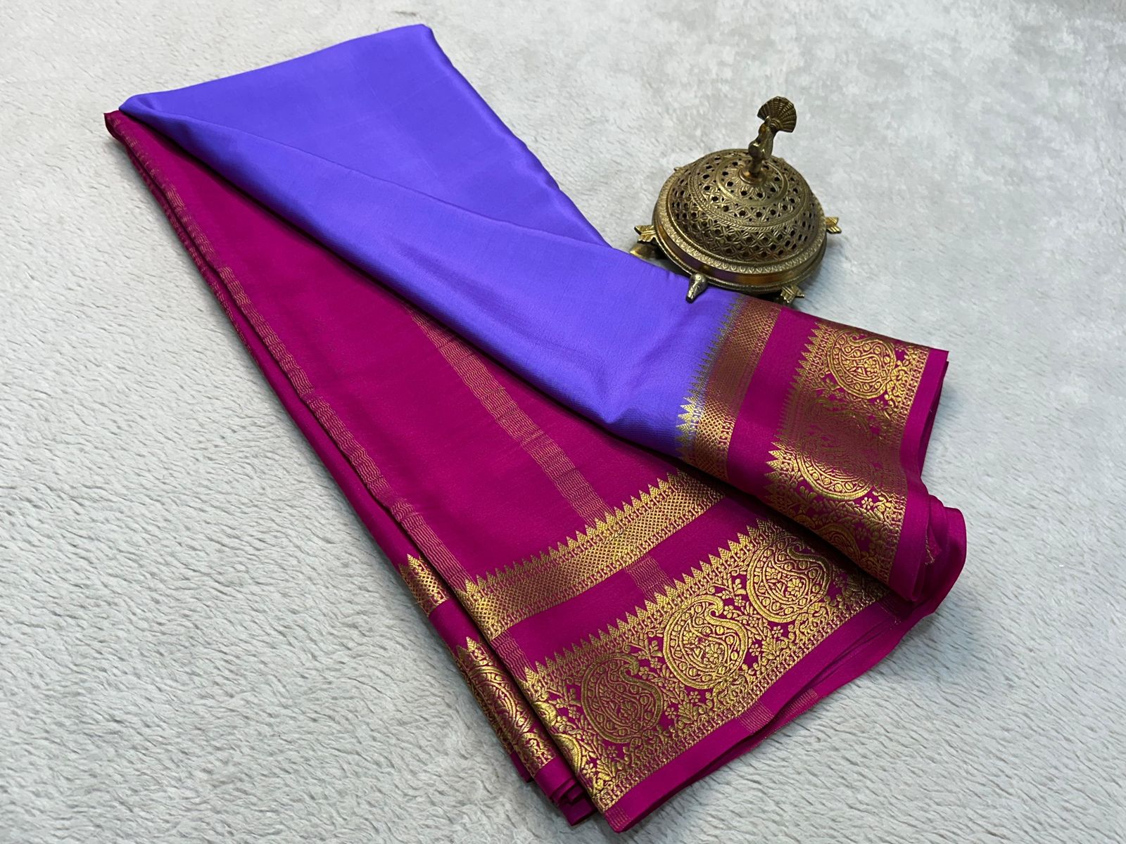 Silken Splendor: Majestic Mysore Silk Saree
