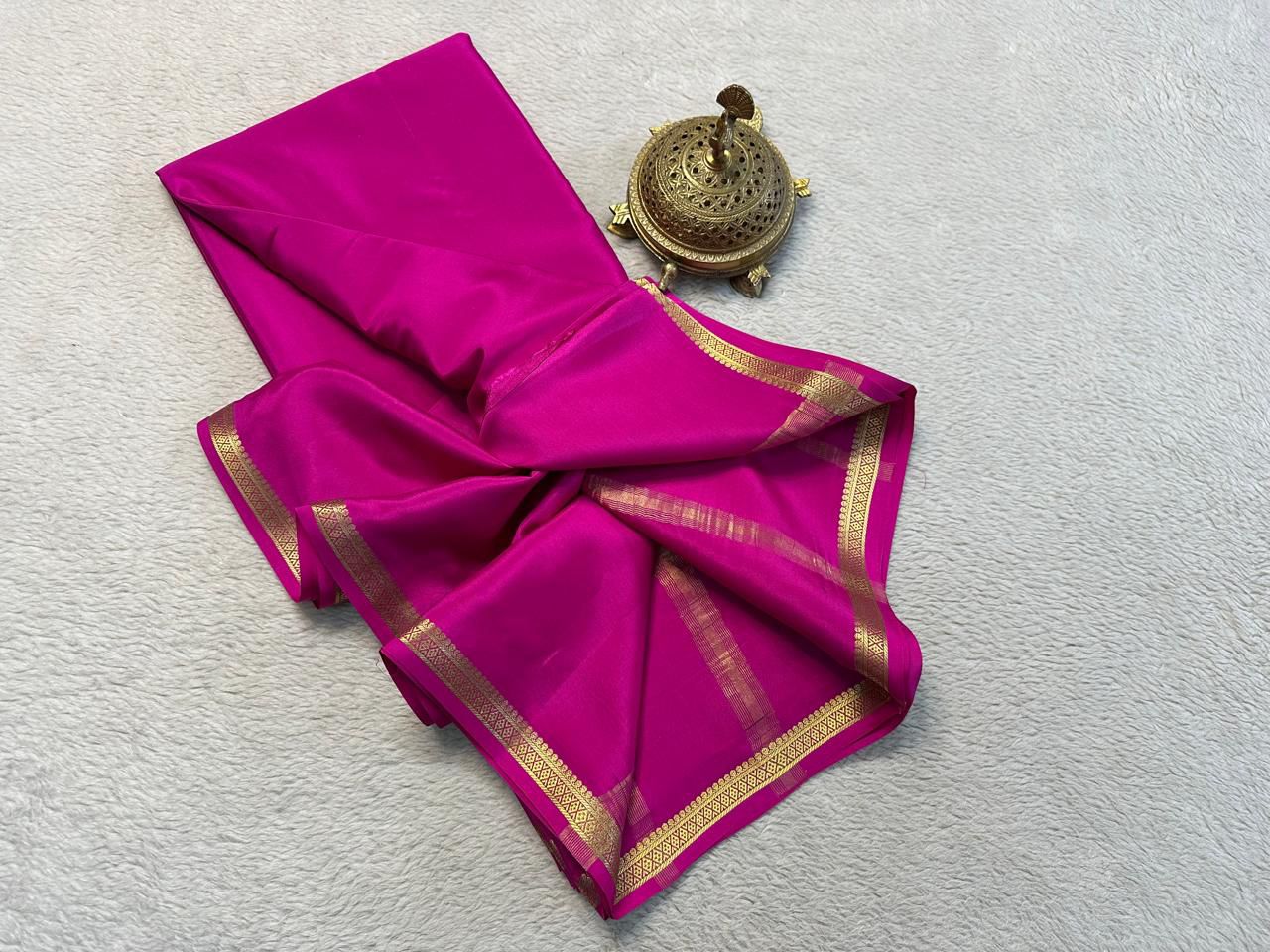 Mysore Silk Crepe Sarees: Perfect Blend of Style & Comfort