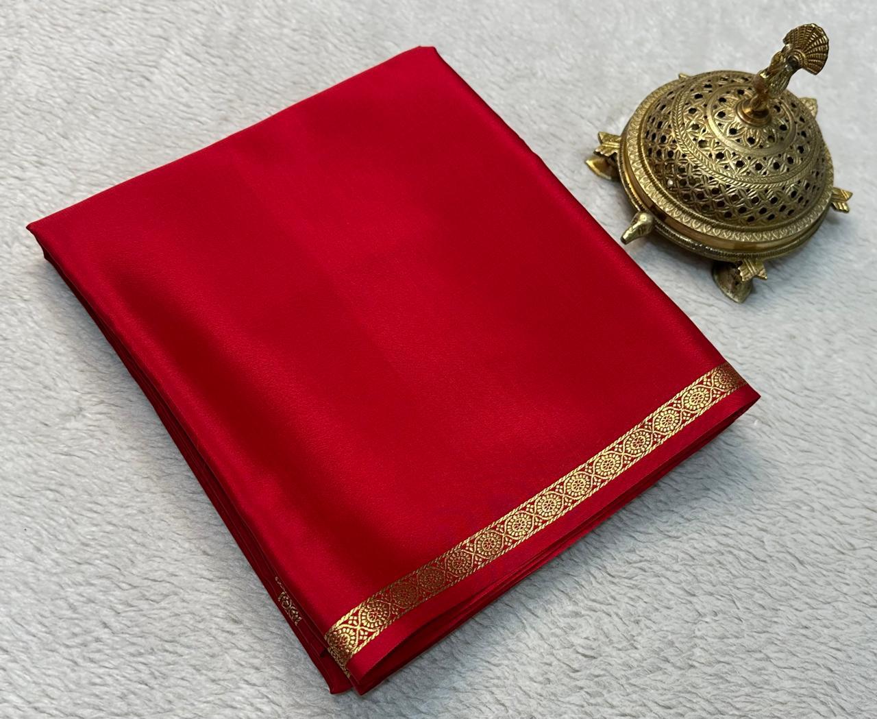 Mysore Silk Crepe Sarees: Grace in Every Drape